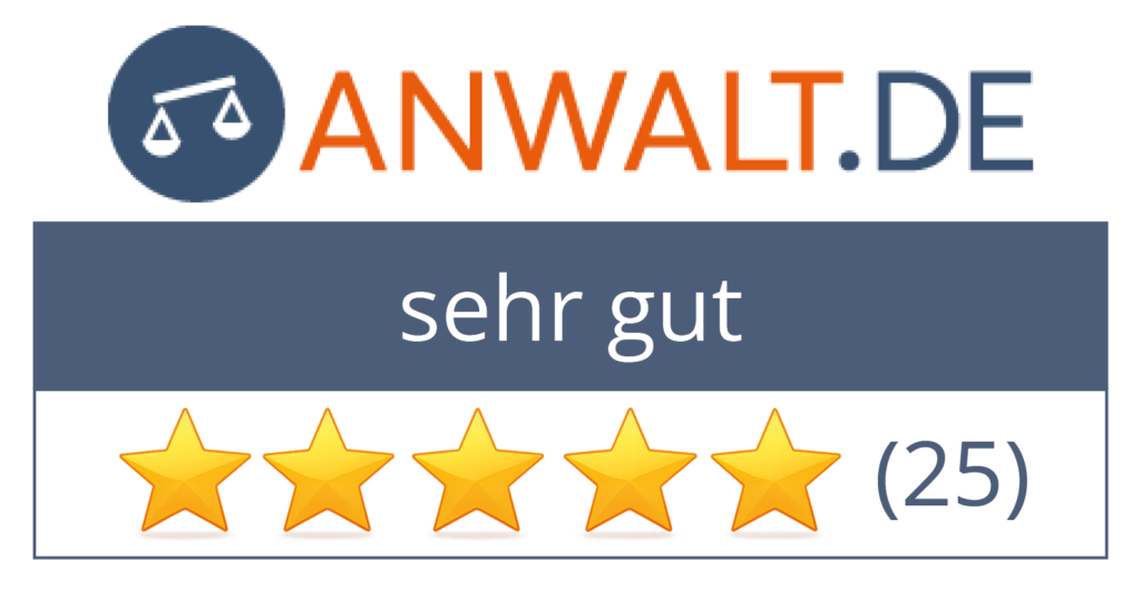 Anwalt.de - Top Bewertung - Kanzlei Hoang