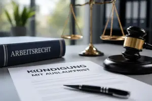 Außerordentliche Kündigung mit Auflauffrist - Kanzlei Arbeitsrecht Dortmund Anwalt