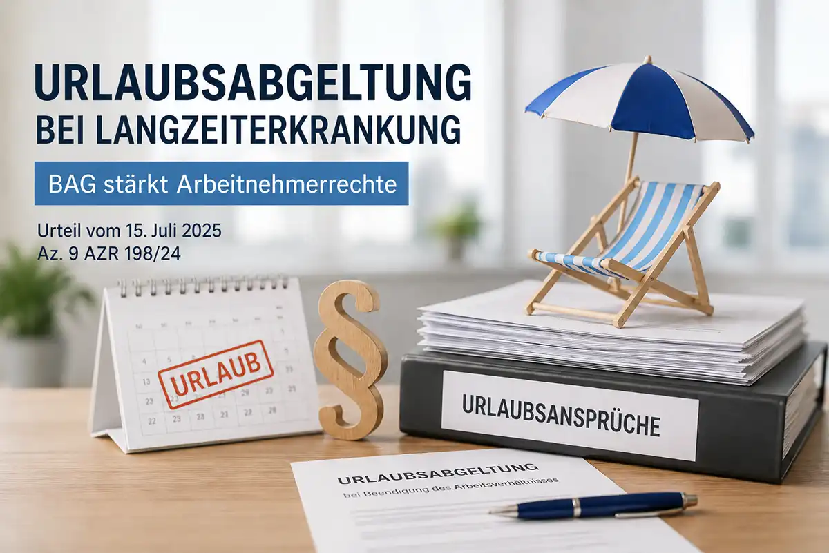 Urlaubsabgeltung Urlaub Arbeitsrecht Kanzlei Anwalt